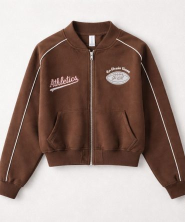 Chaqueta LOVE TREE (marron, gris y azul)