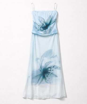 SET IRIS (celeste/beige)